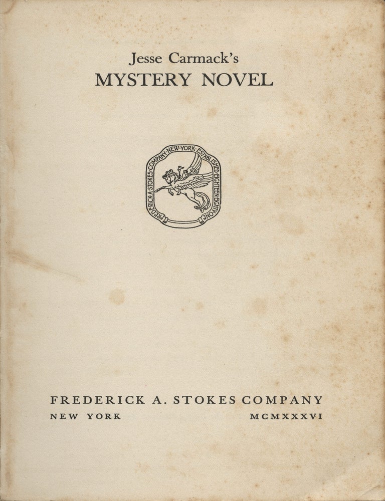 Mystery Novel [The Unnamed Mystery]
