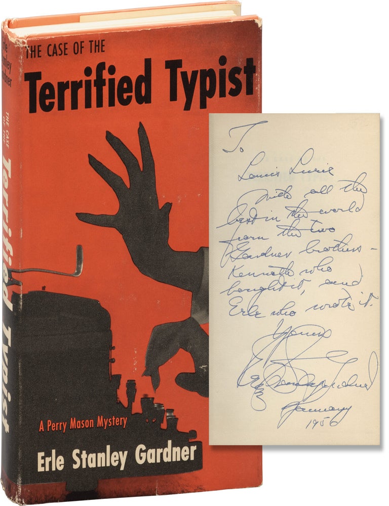 Book #172715] The Case of the Terrified Typist (First Edition, inscribed by Gardner in the year...
