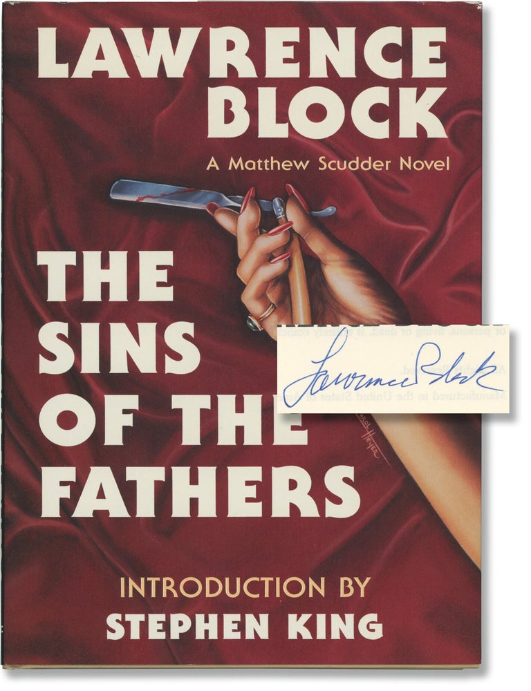 Sins of the Fathers (First Edition in hardcover, signed by Lawrence Block