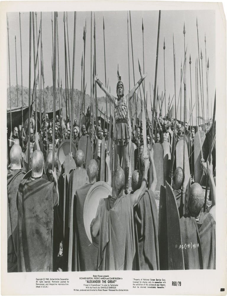 Alexander the Great (Eight original photographs from the 1960 re-release of the 1956 film