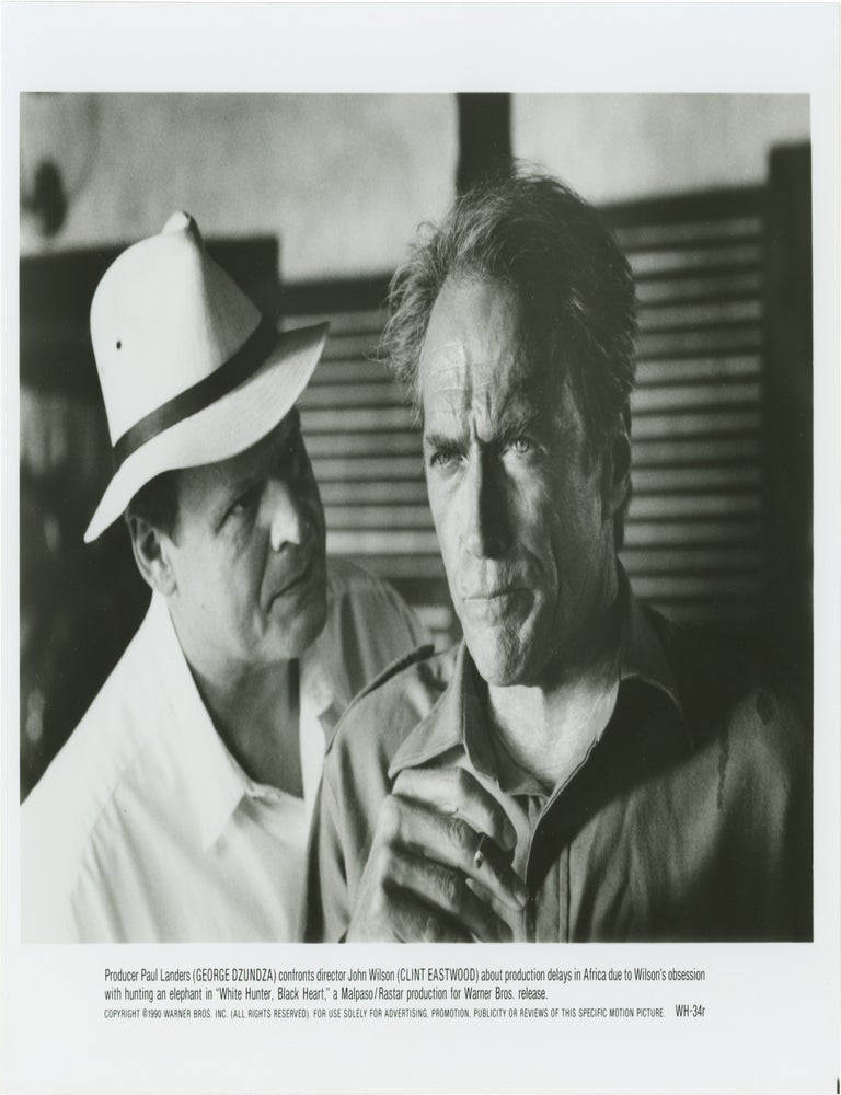 Book #172904] White Hunter, Black Heart (Five original photographs from the 1990 film). Clint...