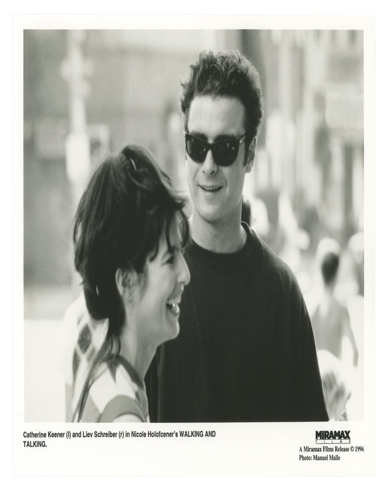 Book #172909] Walking and Talking (Three original photographs and one press release from the 1996...