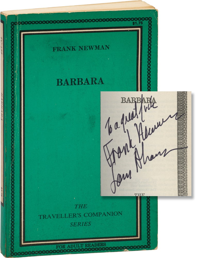 Book #172948] Barbara (First Edition, inscribed). Frank Newman
