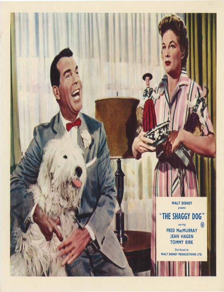 The Shaggy Dog (Eight original British front-of-house cards from the 1959 Disney film