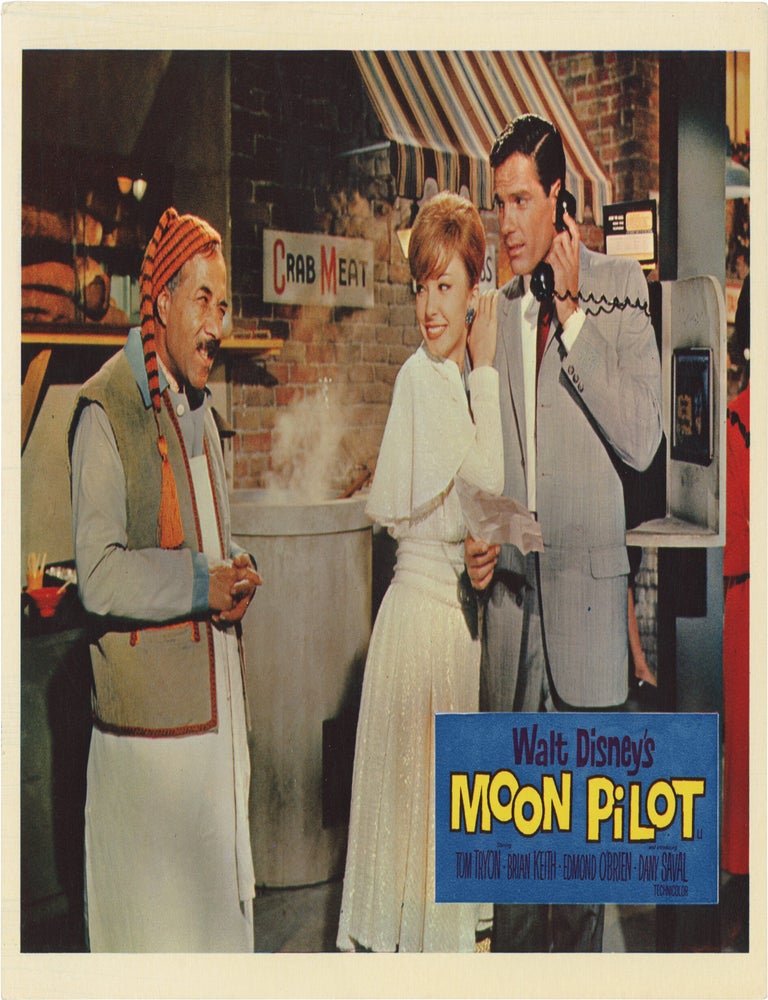 Book #173024] Moon Pilot (Original British front-of-house card from the 1962 film). Tom Tyron...