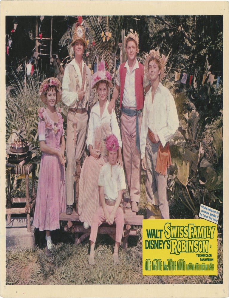 Swiss Family Robinson (Two original British front-of-house cards from the 1960 Disney film