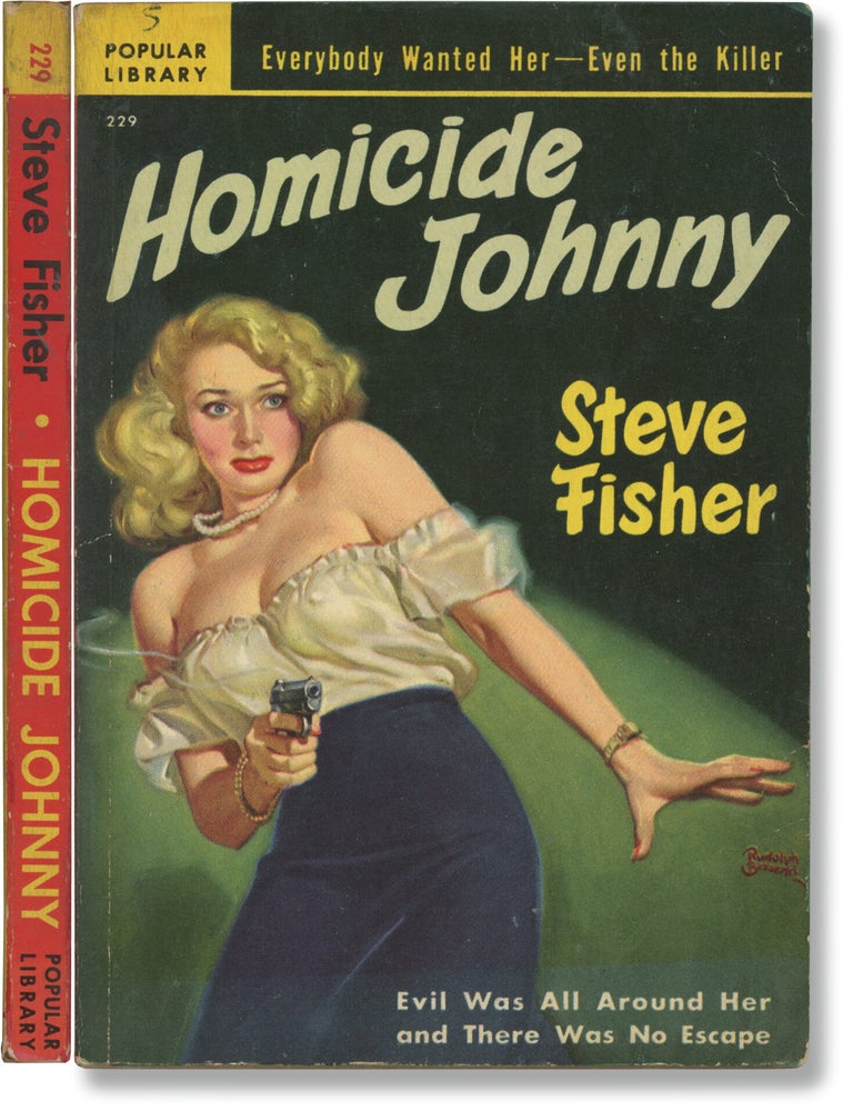 Book #173080] Homicide Johnny (First printing in paperback). Steve Fisher