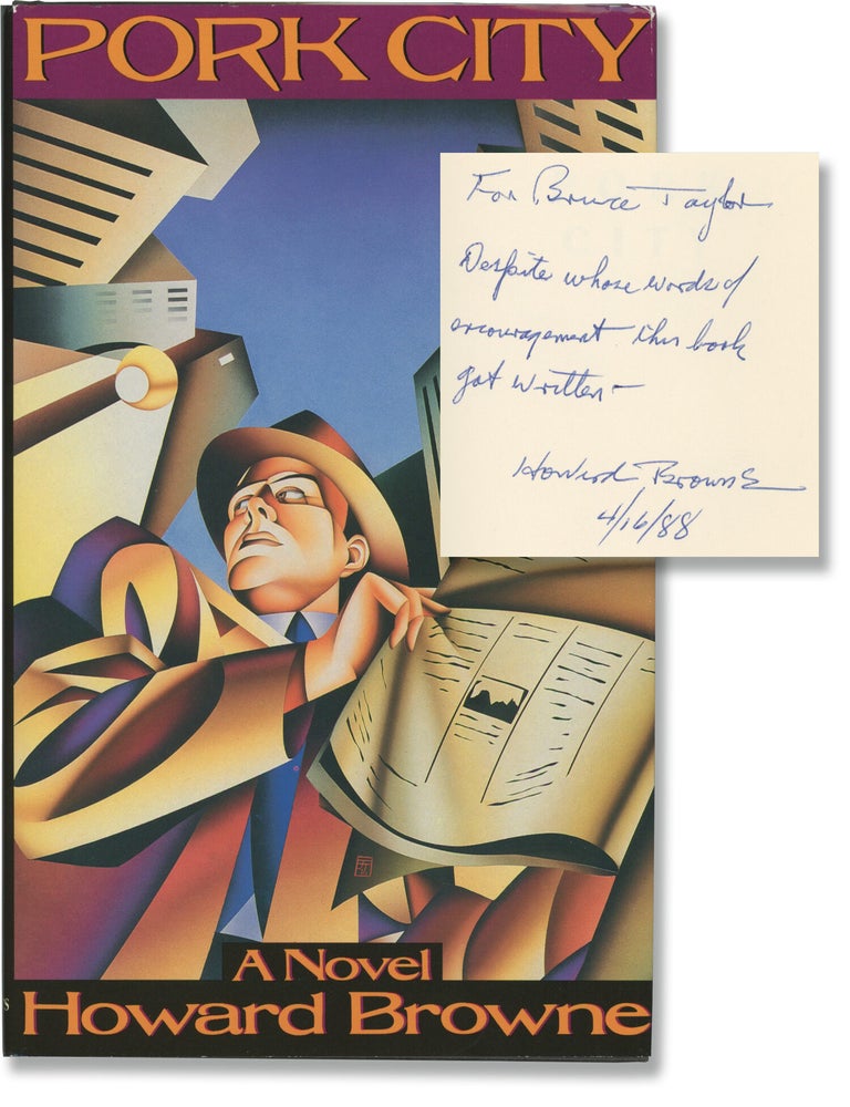 Pork City (First Edition, Review Copy, inscribed by the author in the year of publication