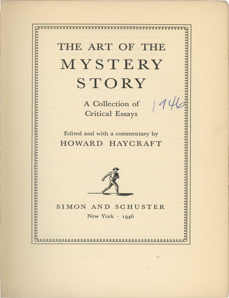The Art of the Mystery Story: A Collection of Critical Essays