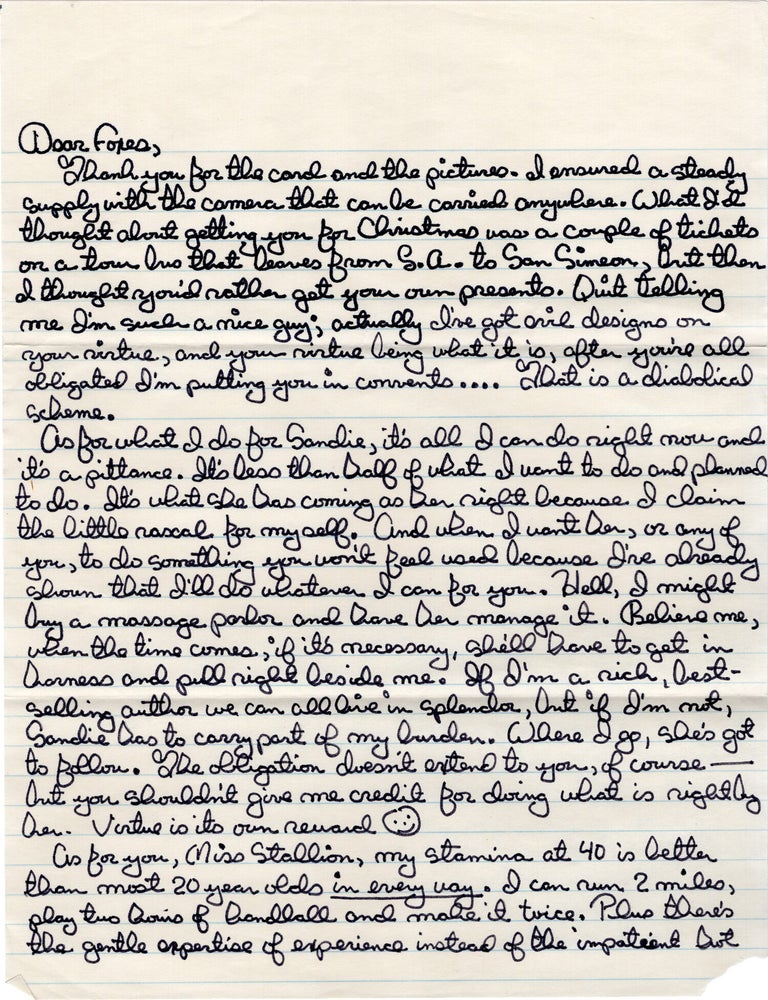 Archive of original correspondence, vernacular photographs, and ephemera from and regarding Edward Bunker, while imprisoned during the writing and publication of his first novel "No Beast So Fierce," and the development the novel's film adaptation, the landmark 1978 New Hollywood film "Straight Time," circa 1970-1977