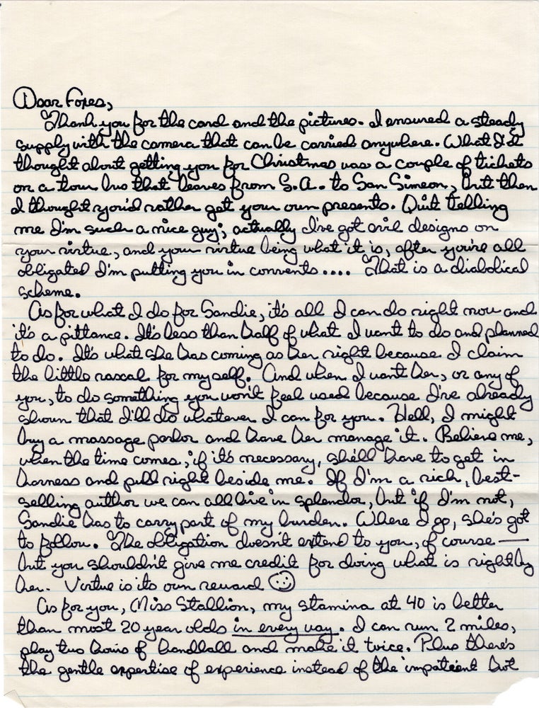 Archive of original correspondence, vernacular photographs, and ephemera from and regarding Edward Bunker, while imprisoned during the writing and publication of his first novel "No Beast So Fierce," and the development the novel's film adaptation, the landmark 1978 New Hollywood film "Straight Time," circa 1970-1977