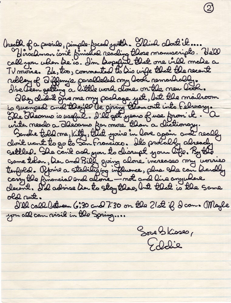 Archive of original correspondence, vernacular photographs, and ephemera from and regarding Edward Bunker, while imprisoned during the writing and publication of his first novel "No Beast So Fierce," and the development the novel's film adaptation, the landmark 1978 New Hollywood film "Straight Time," circa 1970-1977