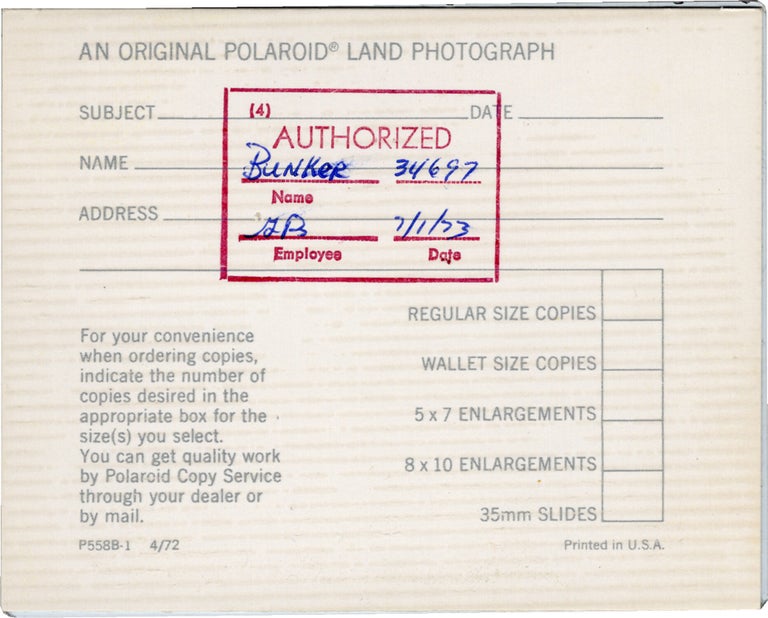 Archive of original correspondence, vernacular photographs, and ephemera from and regarding Edward Bunker, while imprisoned during the writing and publication of his first novel "No Beast So Fierce," and the development the novel's film adaptation, the landmark 1978 New Hollywood film "Straight Time," circa 1970-1977